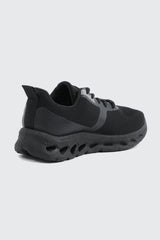 Black Knit Sneakers