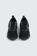 Black Knit Sneakers
