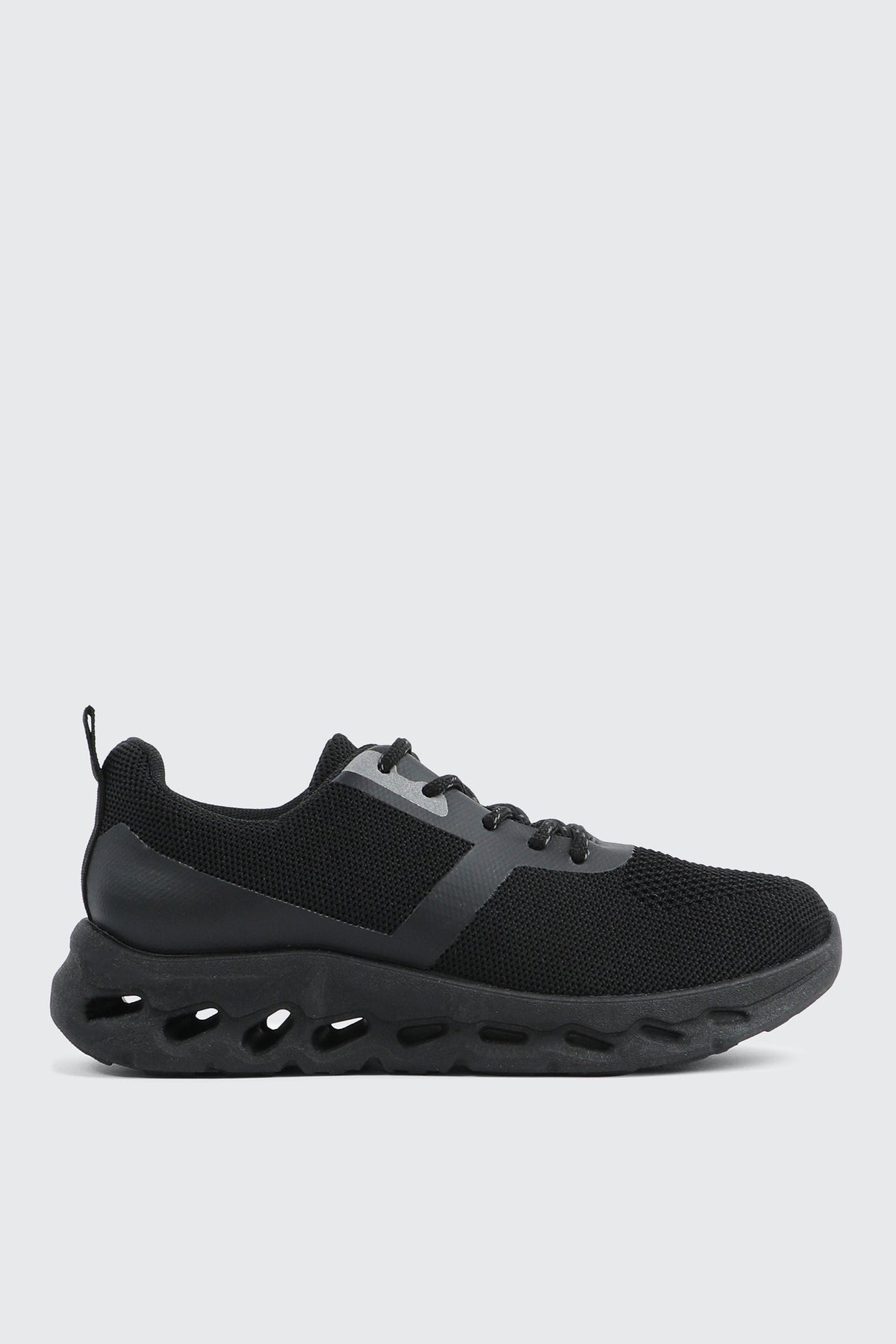 Black Knit Sneakers