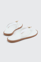 V-Strap Sandals with Starfish Detail