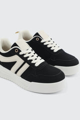Platform Lace-Up Sneakers