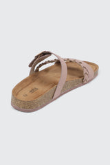 Braided Strap Slide Sandals