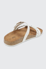 Braided Strap Slide Sandals