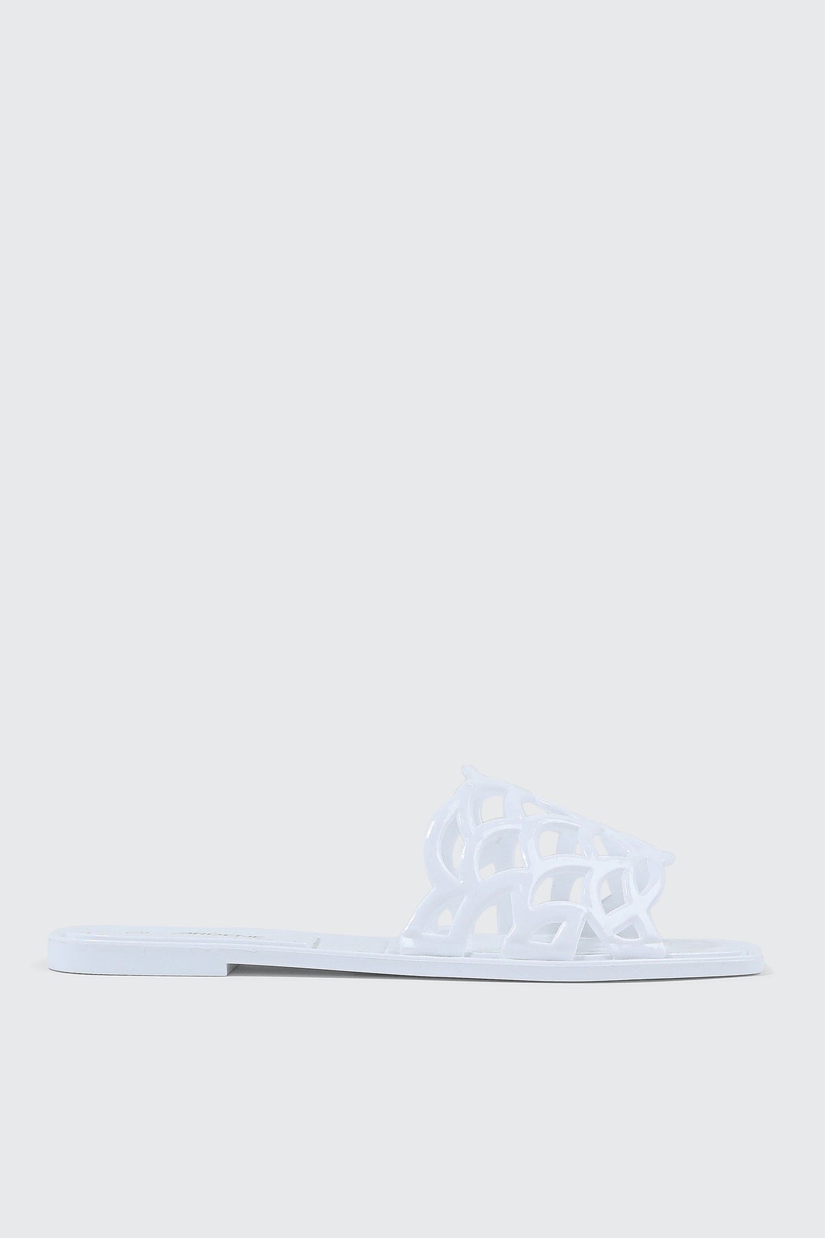 Square Toe Jelly Sandals