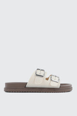 Double Band Slide Sandals