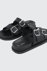 Double Band Slide Sandals