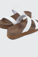 Platform Slide Sandals