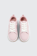 Faux Suede Lace Up Sneakers