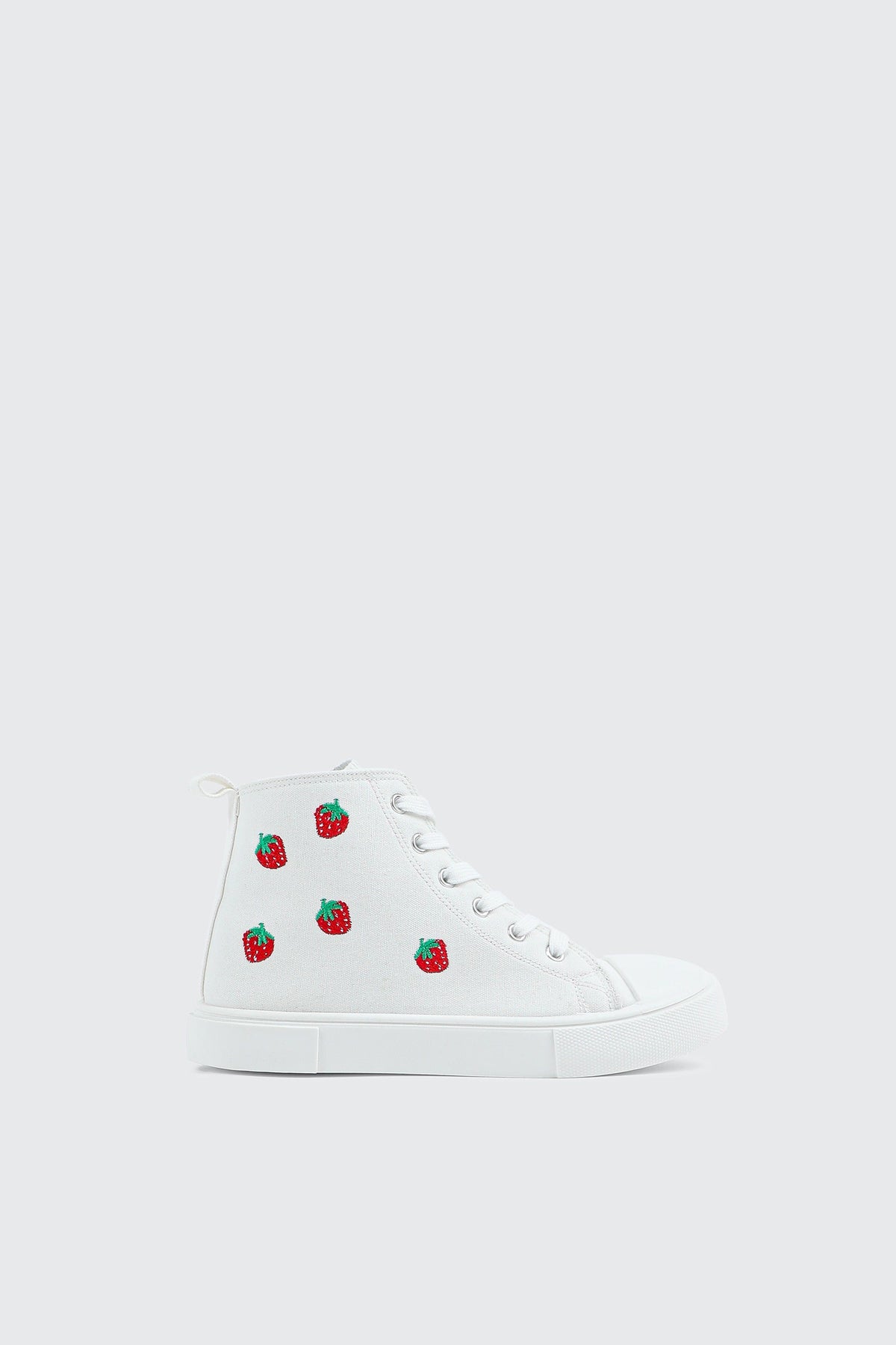 High Top Sneakers with Embroideries