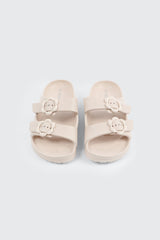 Two-Strap Slide Sandals