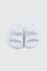 Two-Strap Slide Sandals