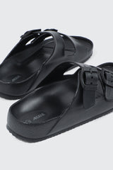 Double Band Slide Sandals