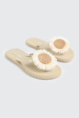Jelly Floral Flip Flops