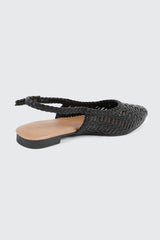 Pointed Toe Slingback Flats