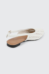 Pointed Toe Slingback Flats
