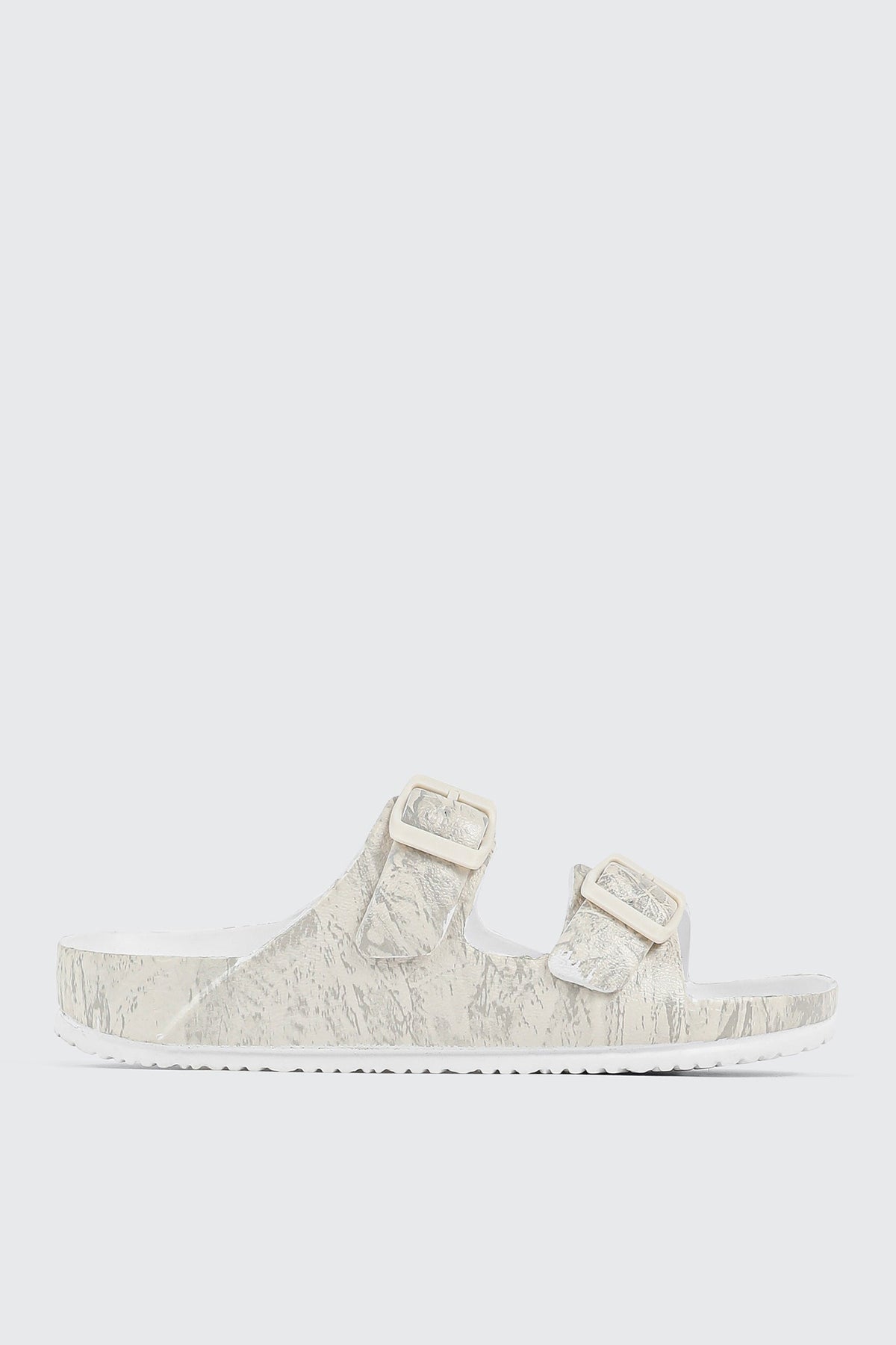 Two-Strap Slide Sandals