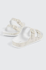 Two-Strap Slide Sandals
