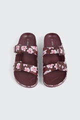 Two-Strap Slide Sandals