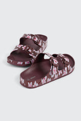 Two-Strap Slide Sandals