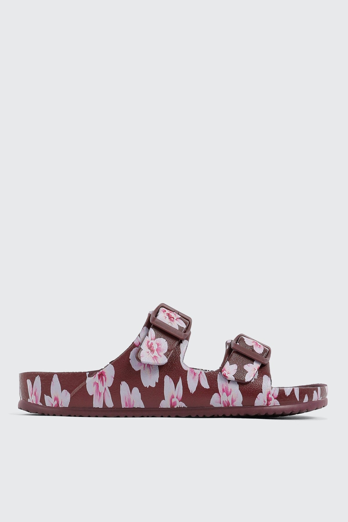 Two-Strap Slide Sandals