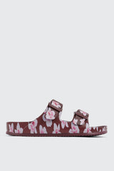 Two-Strap Slide Sandals