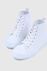 High Top Toe Cap Sneakers