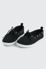 Slip-On Sneakers with Bow Detail