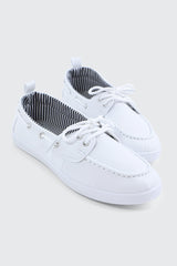 Slip-On Sneakers with Bow Detail