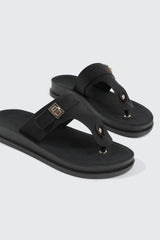 Round Toe T Strap Sandals
