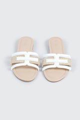 Round Toe Flat Sandals