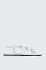 3D Floral Flat Sandals