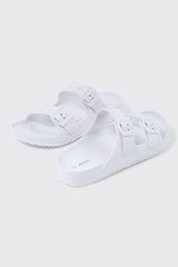 Two-Strap Slide Sandals