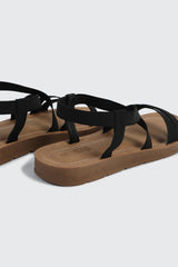 Elastic Flat Sandals