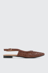 Pointed Toe Slingback Flats