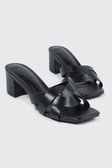 Braided Strap Heel Sandals