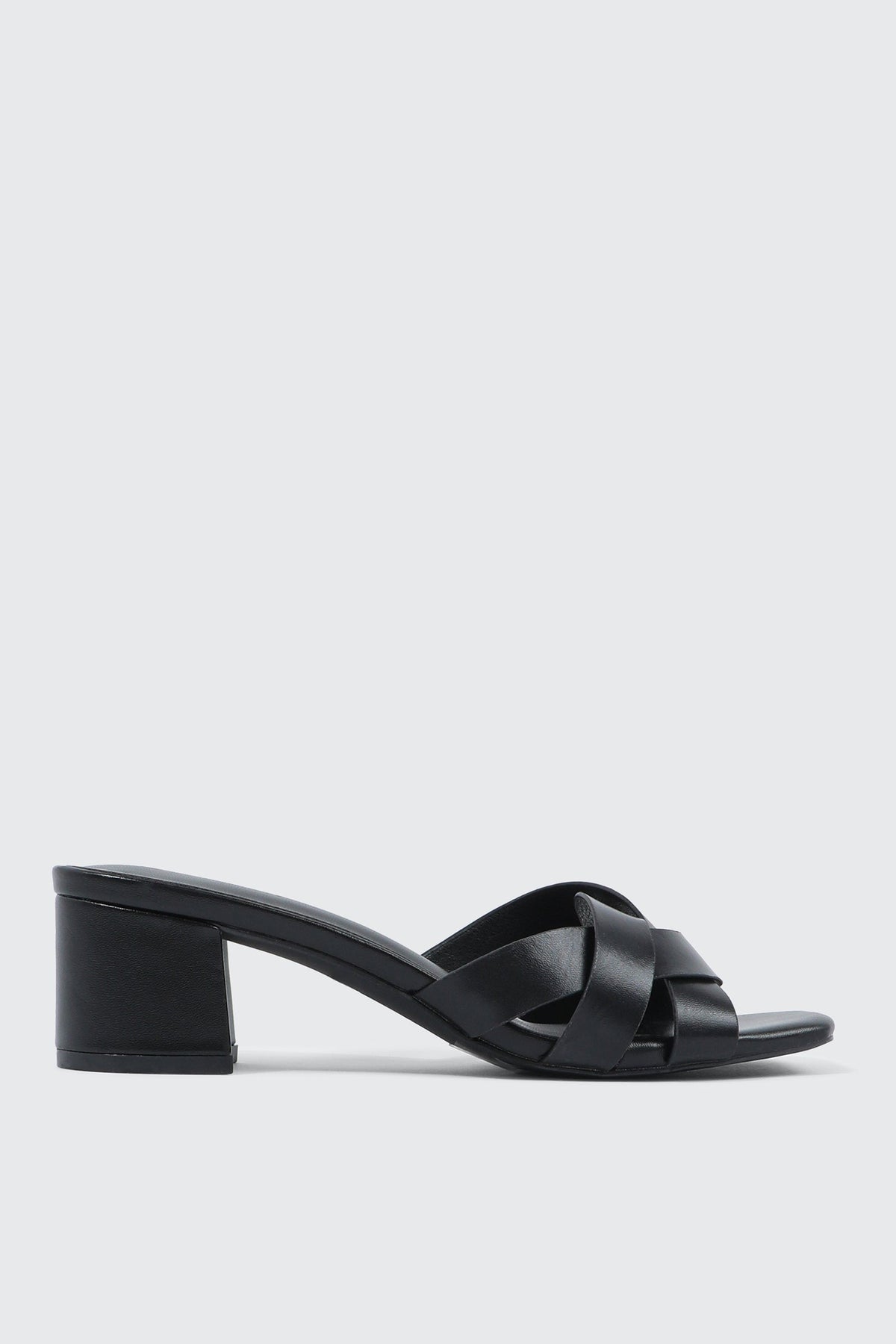 Braided Strap Heel Sandals