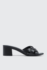 Braided Strap Heel Sandals