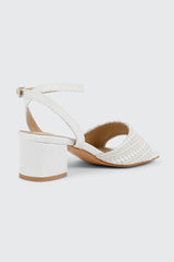 Square Toe Block Heel Sandals