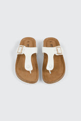 Cork T-Strap Sandals