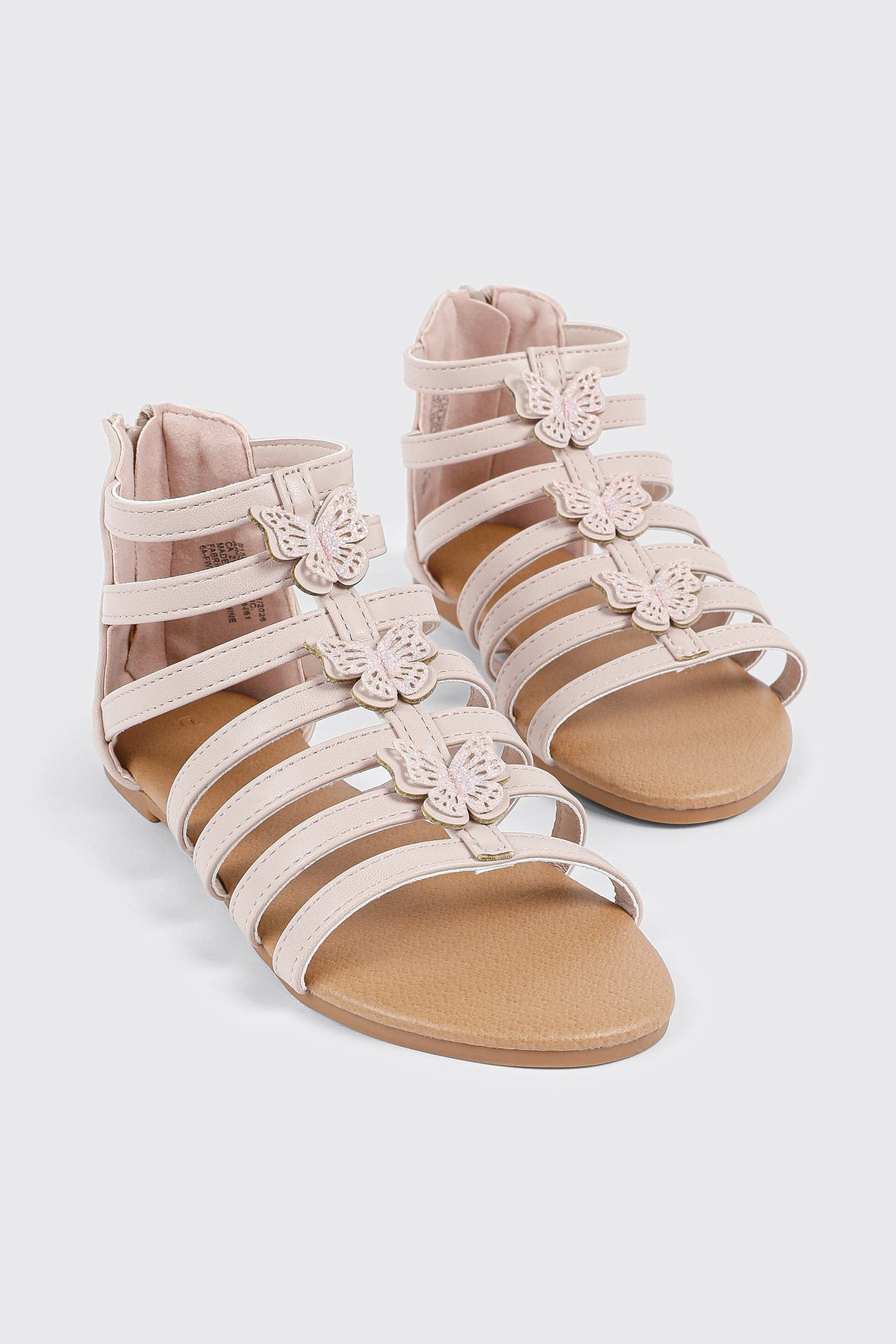 Glitter Butterfly Gladiator Sandals