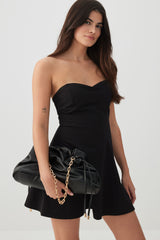 Faux Leather Shoulder Bag