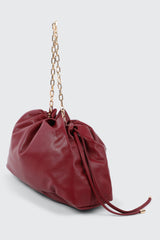Faux Leather Shoulder Bag