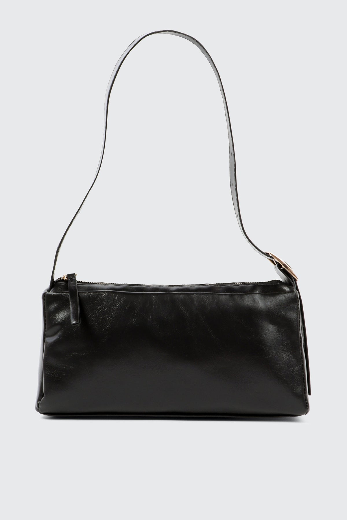 Faux Leather Shoulder Bag