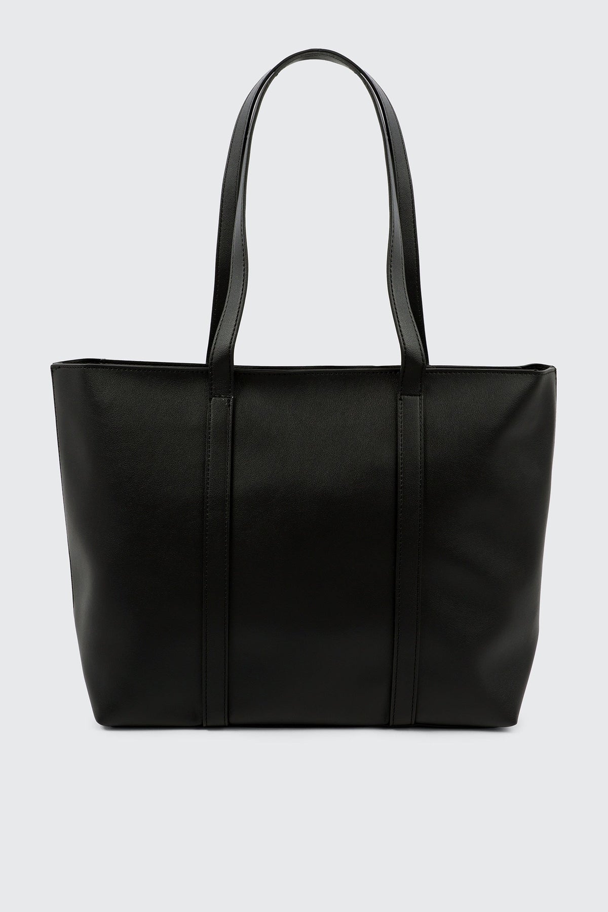 Faux Leather Tote Bag
