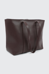 Faux Leather Tote Bag