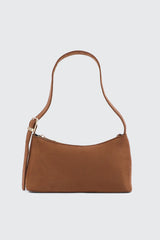 Faux Leather Shoulder Bag