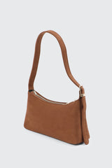 Faux Leather Shoulder Bag