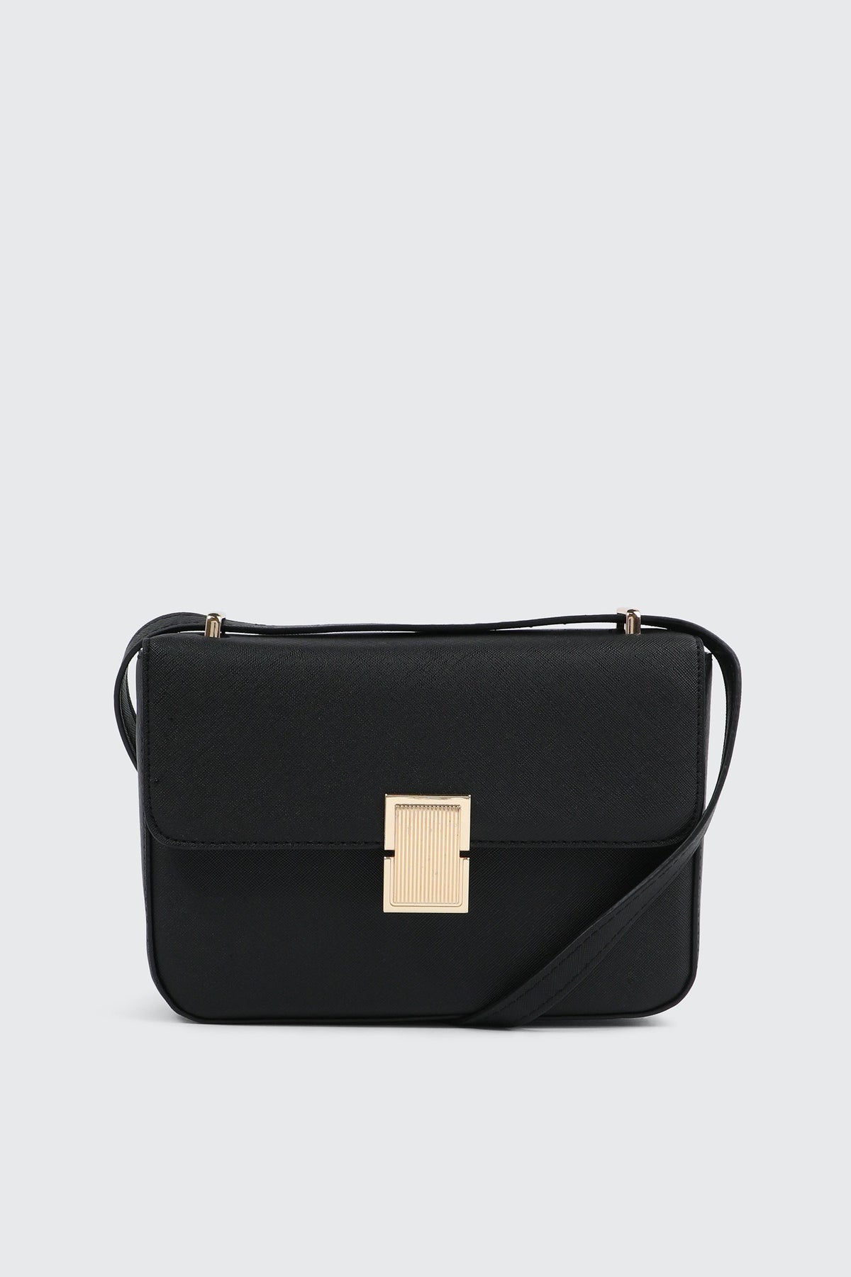 Faux Leather Crossbody Bag