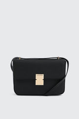 Faux Leather Crossbody Bag