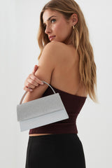 Rhinestone Flap Evening bag